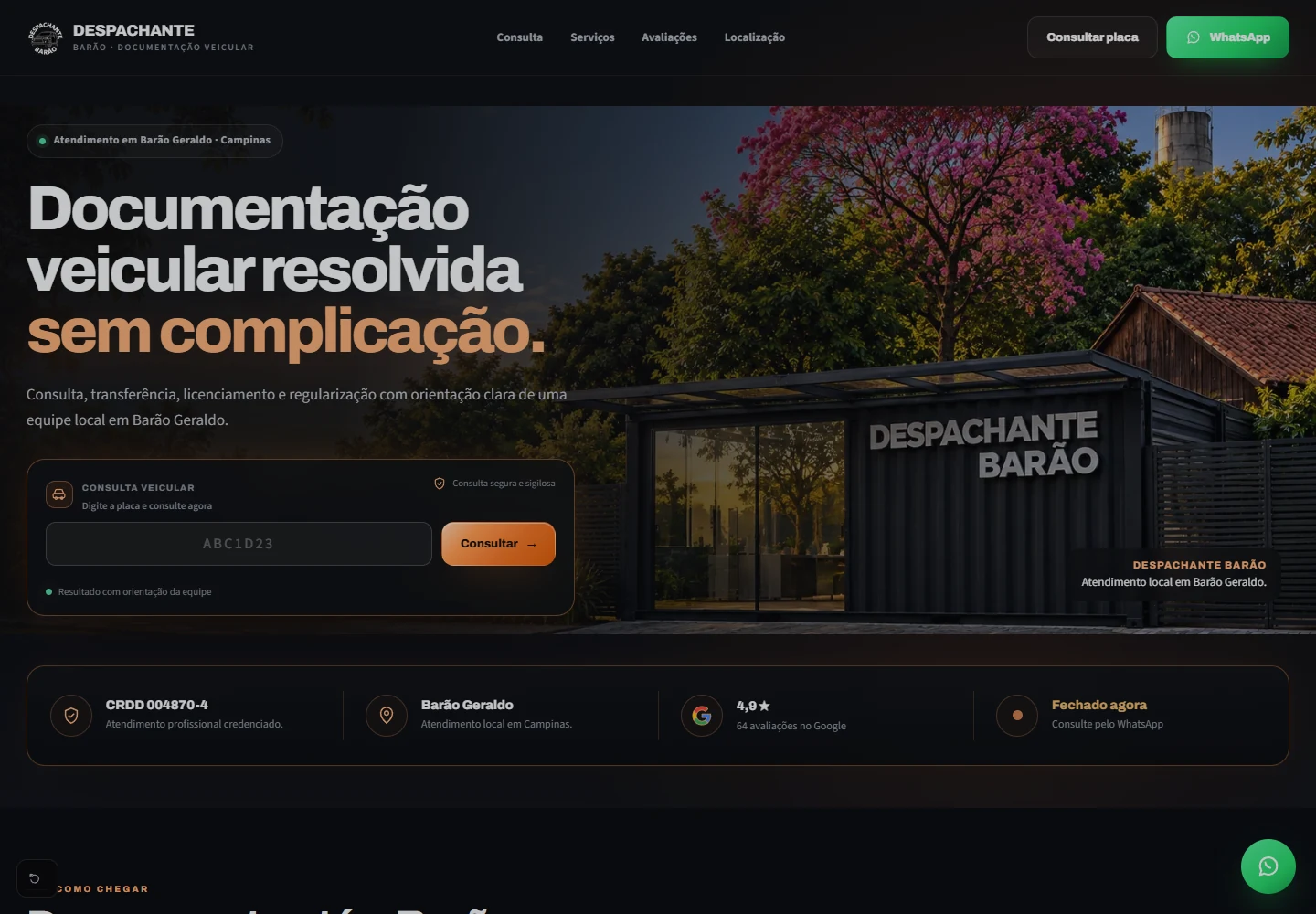 Captura de Despachante Barão